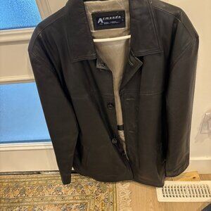 Rocky Black Leather Box Jacket